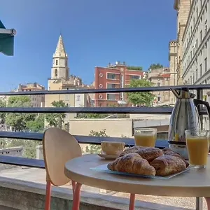 Balcony On The True Marseilles